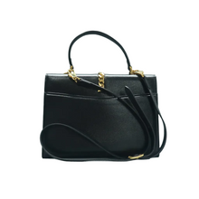 Load image into Gallery viewer, GUCCI Sylvie Leather Satchel Bag Black
