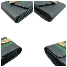 Load image into Gallery viewer, GUCCI Sylvie Leather Wallet Black
