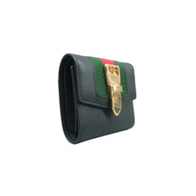 Load image into Gallery viewer, GUCCI Sylvie Leather Wallet Black
