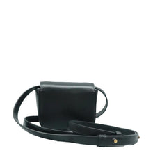 Load image into Gallery viewer, CELINE Triomphe Shiny Calfskin Leather Shoulder Bag Black
