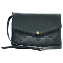 Load image into Gallery viewer, Louis Vuitton Twice Pochette Monogram Empreinte Crossbody Bag Black
