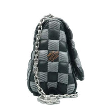 Load image into Gallery viewer, Louis Vuitton Twist Calfskin Damier Shoulder Bag Black White
