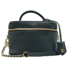 Load image into Gallery viewer, Louis Vuitton Vanity Monogram Leather Satchel Bag Black
