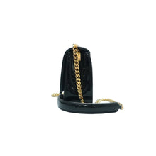 Load image into Gallery viewer, Saint Laurent Vicky Patent Matelasse Calfskin Monogram Chain Bag Black

