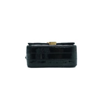 Load image into Gallery viewer, Saint Laurent Vicky Patent Matelasse Calfskin Monogram Chain Bag Black
