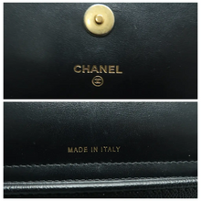 Load image into Gallery viewer, Chanel Wallet On Chain Boy Half Flap Leather Shoulder Bag Black
