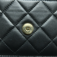 Load image into Gallery viewer, Chanel Wallet On Chain Leather Shoulder Bag Black
