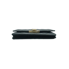 Load image into Gallery viewer, Chanel Wallet On Chain Leather Shoulder Bag Black

