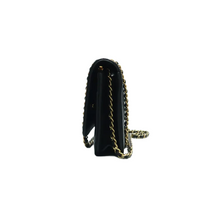 Load image into Gallery viewer, Chanel Wallet On Chain Leather Shoulder Bag Black
