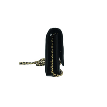 Load image into Gallery viewer, Chanel Wallet On Chain Leather Shoulder Bag Black
