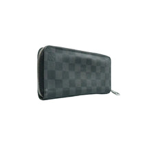 Load image into Gallery viewer, LOUIS VUITTON Zippy Damier Graphite Canvas Wallet Black
