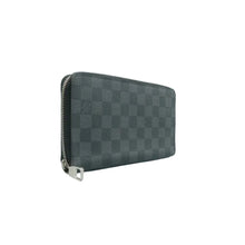 Load image into Gallery viewer, LOUIS VUITTON Zippy Damier Graphite Canvas Wallet Black
