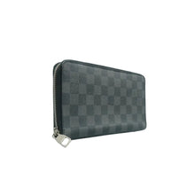 Load image into Gallery viewer, LOUIS VUITTON Zippy Damier Graphite Canvas Wallet Black
