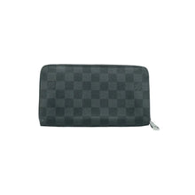 Load image into Gallery viewer, LOUIS VUITTON Zippy Damier Graphite Canvas Wallet Black
