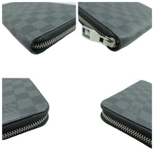 Load image into Gallery viewer, Louis Vuitton Zippy Damier Graphite Canvas Wallet Black
