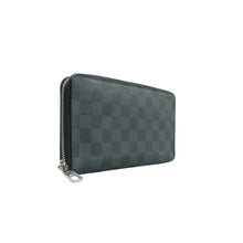 Load image into Gallery viewer, Louis Vuitton Zippy Damier Graphite Canvas Wallet Black
