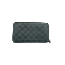 Load image into Gallery viewer, Louis Vuitton Zippy Damier Graphite Canvas Wallet Black
