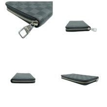 Load image into Gallery viewer, Louis Vuitton Zippy Damier Graphite Canvas Wallet Black
