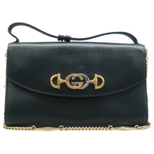 Load image into Gallery viewer, Gucci  Zumi Smooth Calfskin Small Top Handle Shoulder Bag Black
