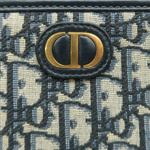 Load image into Gallery viewer, Christian Dior 30 Montaigne Fabric Clutch Bag Blue
