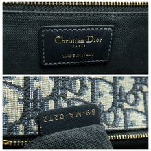 Load image into Gallery viewer, Christian Dior 30 Montaigne Fabric Shoulder Bag Blue
