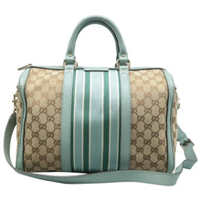 Load image into Gallery viewer, Gucci  Vintage Web Original GG Boston Bag Beige
