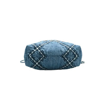 Load image into Gallery viewer, CHANEL 22 Fabric Satchel Bag Blue
