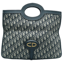 Load image into Gallery viewer, Christian Dior Oblique Fold Over Clutch Blue
