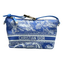 Load image into Gallery viewer, Christian Dior Travel Nomad Nylon Tote Bag Blue
