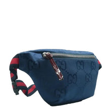 Load image into Gallery viewer, GUCCI GG Off The Grid Monogram Econyl Nylon Belt Bag Navy Blue
