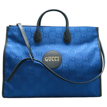 Load image into Gallery viewer, Gucci  Off The Grid GG Nylon Tote Bag Blue
