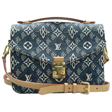 Load image into Gallery viewer, Louis Vuitton Metis Since 1854 Fabric Satchel Bag Blue
