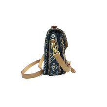 Load image into Gallery viewer, Louis Vuitton Metis Since 1854 Fabric Satchel Bag Blue
