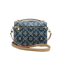 Load image into Gallery viewer, Louis Vuitton Metis Since 1854 Fabric Satchel Bag Blue
