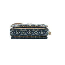 Load image into Gallery viewer, Louis Vuitton Metis Since 1854 Fabric Satchel Bag Blue
