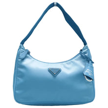 Load image into Gallery viewer, PRADA Re-edition Fabric Tote Bag Blue
