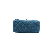 Load image into Gallery viewer, Chanel Square Flap Denim Jeans Shoulder Bag Blue
