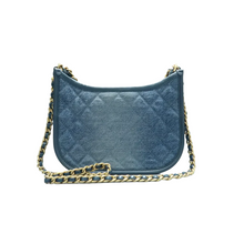 Load image into Gallery viewer, CHANEL Denim - Jeans Satchel Bag Blue
