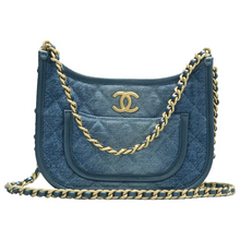 Load image into Gallery viewer, CHANEL Denim - Jeans Satchel Bag Blue
