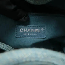 Load image into Gallery viewer, CHANEL Deau Ville Denim-Jeans Satchel Bag Blue
