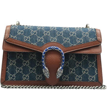 Load image into Gallery viewer, GUCCI Dionysus Denim GG Shoulder Bag Blue
