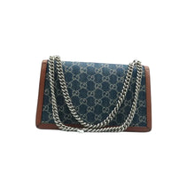 Load image into Gallery viewer, GUCCI Dionysus Denim GG Shoulder Bag Blue
