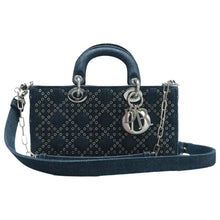 Load image into Gallery viewer, Dior Lady D-Joy Denim - Jeans Satchel Bag Blue
