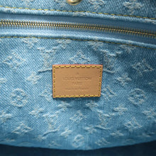 Load image into Gallery viewer, Louis Vuitton Let Go PM Monogram Washed Denim Tote Bag Sky Blue
