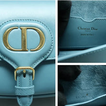 Load image into Gallery viewer, Christian Dior Bobby East-West Leather Shoulder Bag Blue
