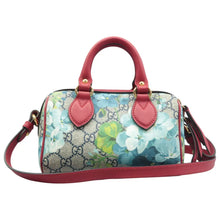 Load image into Gallery viewer, Gucci Floral Blooms Small GG Supreme Monogram Boston Bag Beige/Red
