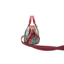 Load image into Gallery viewer, Gucci Floral Blooms Small GG Supreme Monogram Boston Bag Beige/Red
