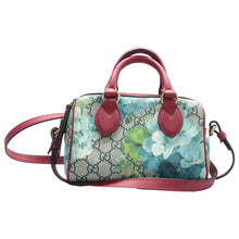 Load image into Gallery viewer, Gucci Boston Blooms Canvas Satchel Bag Bicolor
