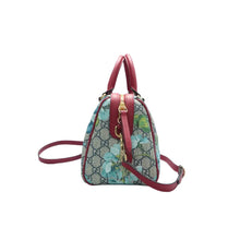 Load image into Gallery viewer, GUCCI Boston Blooms Canvas Satchel bag Bicolor
