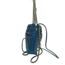 Load image into Gallery viewer, Chanel Chanel 22 Leather Satchel Bag Blue
